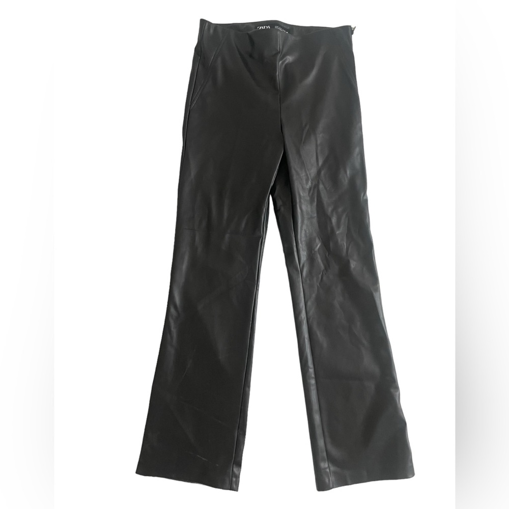 Zara leather pants size m